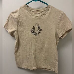 Desert Baby Tee Crop Top